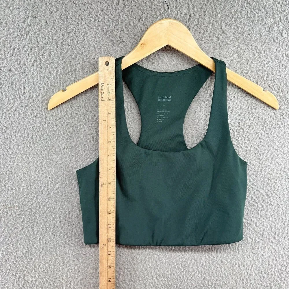 Girlfriend Collective Sports Bra Dark Green Size Small